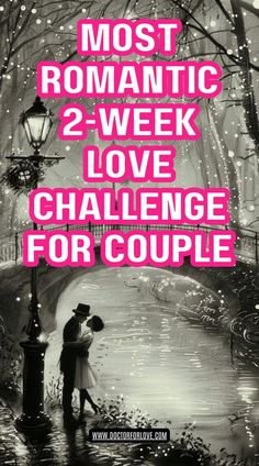 14-Day romantic love challenge for couple who are short on time. It doesn't take longer than 5 minutes a day and you will improve your relationship and fall in love with each other even more. Romance challenge; Romantic morning challenge; Love challenge Romance Challenge, Challenge For Couples, Morning Challenge, Couple Challenge, Romantic Morning, Couples Challenges, Improve Your Relationship, Romantic Relationship, Relationship Challenge