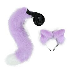 PRICES MAY VARY. This costume sets include: 1 x Plush Tail; 1 x Headband. Size: One size fit for most, Tail length is 21.7" / 55cm and can be randomly bent to any shape. Furry Tail come with strap and buckle, can be put around the waist. The ears are bendable, wire inside the ears, you can bend them, then they will hold the shape for you to take cute pictures. This costume set is perfect for any fox costume ideas. Perfect for themed parties, fancy dress parties, cosplay, costume party, Halloween Wolf Cat, Tail And Ears, Fox Costume, Fox Tail, Headband Size, Pokemon Cosplay, Ears Headband, Fancy Dresses Party, Cosplay Props