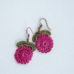 Floral Earrings Crochet Earrings Floral Crochet Earrings Boho Earrings Handmade Floral Earrings Lightweight Floral Jewelry Wedding Earrings Flower May, Crochet Earrings Pattern, Eyeglass Chain, Earring Patterns, Everyday Earrings, Floral Earrings, Handmade With Love, Crochet Accessories, Beautiful Crochet