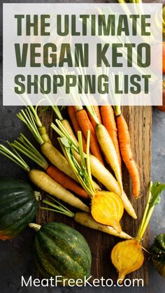 The Ultimate Vegan Keto Shopping List – Meat Free Keto | Vegan Keto Recipes Keto Paleo, Food Out, Meat Free, One Month