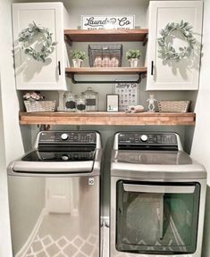 Looking for ways to elevate your laundry room? This post shows you 27 stunning laundry room ideas that are insanely organized. Laundry Room Top Loader, Top Loader Washing Machine, Laundry Room Refresh, Laundry Room Idea, Landry Room, Tiny Laundry, Laundry Room Organization Ideas, Laundy Room, Custom Laundry Room