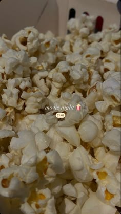 the popcorn is ready to be eaten