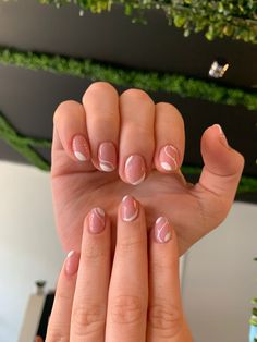 Short Gelish Nails, Ideas Para Uñas Cortas, No Chip Manicure, Em Nails, Natural Nails Manicure, Pastel Nails Designs, G Nails, Nude Nail Designs, Gelish Nails