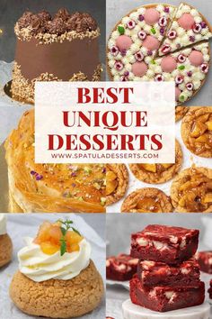 the best unique desserts to bake in your home or office - so many delicious treats