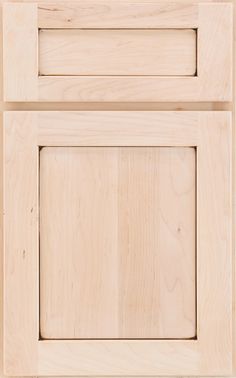 the unfinished cabinet door is made from wood