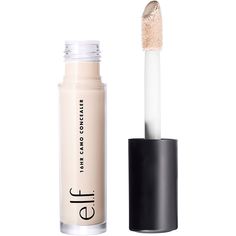 16HR Camo Concealer -  e.l.f. Cosmetics 16HR Camo Concealer is a crease-proof liquid concealer that provides 16-hour full coverage and a matte finish while moisturizing your skin.    Benefits     Full coverage liquid concealer with a smooth, matte finish and long 16-hour wear time Large doe foot applicator offers easy, even, and precise application Lightweight, highly pigmented formula won't settle into fine lines or creases Ingredient-driven formula moisturizes skin, while helping control shine Elf Concealer, How To Apply Concealer, Concealer For Dark Circles, Elf Cosmetics, Liquid Concealer, Eye Circles, Affordable Makeup, Undereye Circles, Makeup Concealer