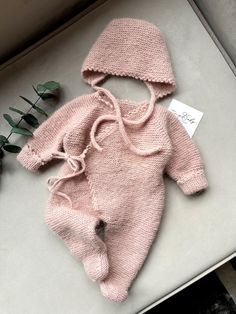 Newborn Baby Coming Home Outfit, Alpaca Wool Baby Jumpsuit, Knit Baby Girl Outfit, Knit Baby Clothing Set,baby Girl Outfit,baby Shower Gift - Etsy