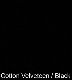 an airplane flying in the sky at night with text that reads cotton velveten / black