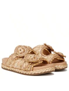 Step out in boho style in the eye-catching Sam Edelman® Reina slide sandal. 
Fabric upper. 
Slip-on closure. 
Open toe silhouette. 
Man-made insole. 
Imported. 
Product measurements were taken using size 9.5, width M. Please note that measurements may vary by size. 
Measurements:

     Weight: 8 oz 
Reina Beechwood Multi Fashionable        Women Shoes, size features are:Bust: ,Length: ,Sleeve Length: Summer Slip-on Mules With Buckle Closure, Closed Toe Textured Footbed Sandals For Beach, Flat Heel Slippers With Buckle Closure For Beach, Flat Heel Beach Slippers With Buckle Closure, Beach Slippers With Buckle Closure And Round Toe, Beach Slippers With Buckle Closure And Flat Heel, Synthetic Slippers With Woven Sole For Beach, Comfortable Beach Mules With Cushioned Footbed, Comfortable Beach Mules With Removable Insole