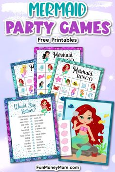 the little mermaid party games with free printables