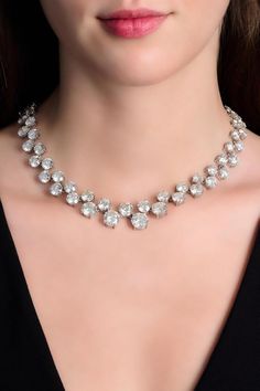 Diamond necklace | Magnificent Jewels and Noble Jewels | 2023 | Sotheby's Sothebys Tiara, Sothebys Jewelry, Magnificent Jewels, Fine Pearl Jewelry, Spiritual Necklace, Wedding Concept