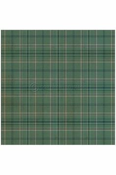 a green and white plaid fabric