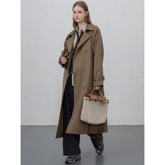 Introducing New Arrival: Elevate your winter wardrobe with the Women's Trench Coat. This stylish and versatile piece is designed for the modern woman who values both fashion and functionality. The Women's Trench Coat features a unique blend of sophistication and comfort, making it a must-have for the upcoming season. Key Features: Double Breasted for a timeless and chic look Notched Raglan Sleeves add a touch of modernity Split Pockets for convenience and style Windbreaker design keeps you warm and protected Belt accentuates your waist for a flattering fit Benefits: Stay Warm: Designed for Autumn/Winter, this trench coat is your go-to outerwear for chilly days. Ageless Elegance: Perfect for the middle-aged woman who values both style and comfort. Versatile Style: Whether you're heading to Windbreaker Design, Women's Trench Coat, Style Windbreaker, Cardigan Sweater Vest, Coat Stands, Trench Coats Women, Back Women, Khaki Color, High Fashion Street Style