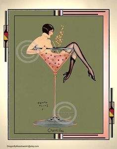 Art Deco Bar Design, Motifs Art Nouveau, Marla Singer, Art Deco Wall Art, Motif Art Deco, Louise Brooks