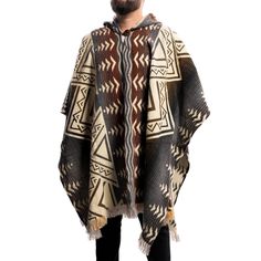 PRICES MAY VARY. Premium Mexican Wool Poncho: If you are looking for a versatile, stylish garment that provides warmth for any occasion, you cannot miss this incredible GAMBOA mexican poncho with hood. Our garments are made with natural wool whose softness, lightness and comfort make them a perfect choice for those who value luxury and well-being in their clothing. Hooded, bohemian, rustic, classic and modern style to wear everywhere and all the time! Lightweight And Softness: The lightweight pr Ponchos For Men, Orange Poncho, Poncho Mexican, Poncho With Hood, Poncho Men, Mens Poncho, Alpaca Poncho, Bohemian Rustic, Mens Western