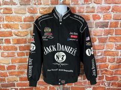 Vintage Jeff Hamilton designs Jack Daniels racing jacket. Excellent condition no issues to note MEASURES -  27" pit to pit and 29" long TAGGED - XL -My policy is NO RETURNS. If I made an error I will make it right 100% but I am not responsible if you change your mind/"item does not fit". PLEASE use the measurements provided if you don't know how ask me I will gladly help you :) - This is a TRUE VINTAGE item handpicked by ME personally for YOU! Vintage clothing sizing varies wildly ALWAYS use the Jeff Hamilton, Jack Daniel, Racing Jacket, Racing Shirts, Jack Daniels, Change Your Mind, True Vintage, Nascar, Vintage Clothing