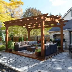 10x12 ft Wooden Pergola Arched Roof, Wood Gazebo, Garden Shelter, Pergola Outdoor, Cedar Pergola, Deck Backyard, Wooden Gazebo, Backyard Grilling, Wood Pergola