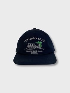 Editor's NotesStudio Salt's high quality ball cap with a great fit born with the brand's know-hows of years- Studio Salt developed HOUSE graphic embroidery- Vintage mood ball cap with new era type brim- Easy to style with any outfit- Short height and brim provides a casual look- Great breathability cotton that allows you to wear it even during warm/hot seasons- Size adjustable with the strap on the backMeasurements(in.)One size (unisex)- Circumference: 22.83 in.- Depth: 6.30 in. - Six-panel Snapback Hat With Letter Print, House Graphic, W Concept, Men Shoes Size, Ball Cap, Mens Bottom, New Era, Casual Looks, Caps Hats