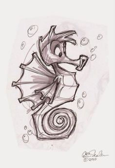 a drawing of a dragon with its wings spread