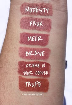 MY FAVORITE MAC LIPSTICKS | KATE LOVES MAKEUP Mac Love Me Lipstick, Mac Lipsticks, Makeup Guide, Lipstick Swatches