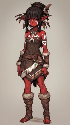 an image of a woman dressed in native american clothing with horns and feathers on her head