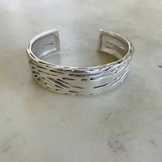 Handmade Silver Pecky Cypress Cuff Bracelet Silver Market, Pecky Cypress, New Bracelet, South Louisiana, Customizable Jewelry, Bronze Jewelry, Birthstone Bracelets, Birthstone Earring, Hand Crafted Gifts