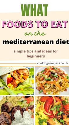 what foods to eat on the mediterranean diet simple tips and ideas for beginners cover