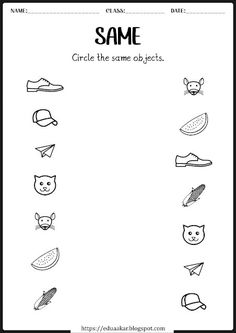 the same worksheet for children to learn how to make their own name and pictures