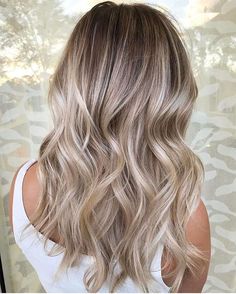 Blond Balayage, Brunette Balayage Hair, Ombré Hair, Balayage Brunette, Brown Blonde Hair, Long Blonde, Hair Color And Cut