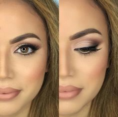 Makeup look you can achieve with NYX makeup Machiaj Smokey Eyes, Make Up Sposa, Make Up Mata, Bentuk Alis, Wedding Makeup For Brown Eyes, Make Up Inspiration, Nail Salon Design, Braut Make-up