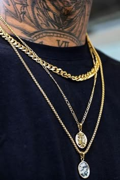 Gold Necklace For Men, Tattoos Meaning, Necklace Length Guide, Necklace Outfit, Mens Jewellery, Viking Woman