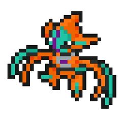 Atack Deoxys | Deoxys forma Ataque | Pokemon Deoxys Pokemon, Pokemon Deoxys, Minecraft Pokemon, Pokemon Pixel, Alien Plants, Pixel Art Pokemon, Art Pokemon, Kandi Kid, 3d Perler Bead