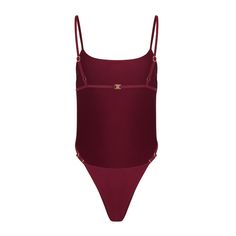 Experience luxury and versatility with the Cherry Wine Tropez one-piece swimsuit in our Repreve recycled fabric. From poolside lounging to beachfront dinners, this elegant suit effortlessly transitions for any occasion. Adjustable hip and shoulder straps provide ultimate support, while the French cut and minimal back enhance your natural curves. Inspired by the glamorous ambiance of St. Tropez, a destination renowned for its luxury and sophistication, the Tropez One-Piece embodies all that and m Triangle Halter Top, Elegant Suit, Swim Gifts, Cherry Wine, One Piece Clothing, White Cherries, French Cut, St Tropez, Natural Curves