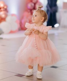 "Light pink tulle dress for baby girls and toddlers! Perfect for formal events, as flower dress, birthday party and fairy photo shoot. The dress is made of soft tulle. Little fluffy butterfly sleeves are added to complete the whole look. The bodice is decorated with elegant tulle draping. We make dresses in standard sizes and by individual measurements. If your measurements differ from those below please send us your measurements in order note. The dress will come in the same color you choose. I Dusty Blue Flower Girl Dress, Dusty Blue Flower Girl, Tulle Draping, Blue Flower Girl Dress, Pink Toddler Dress, Flower Girl Dress Tulle, Blue Flower Girl, Blue Tulle Dress, Flower Girl Outfit