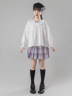 Size 			1 			2 		 		 			Bust 			92 			98 		 		 			Shoulders 			36 			37 		 		 			Sleeve Length 			57 			58 		 		 			Full Length 			60 			61 Pan Collar, Peter Pan Collar, Lolita Fashion, Alternative Fashion, Peter Pan, Puff Sleeves, Puff Sleeve, Full Length, Sleeve Length