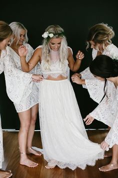 Two Piece Wedding Dress, New Years Eve Weddings, Grace Loves Lace, Bridesmaid Robes, Yes To The Dress, Boho Bridal, White Dresses, Wedding Dresses Unique, Car Park