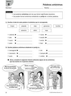 the spanish language worksheet for children to learn how to read and understand what they are