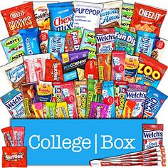 the college box is full of snacks