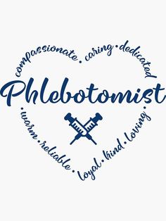 the word phlebotonisi in a heart shape with two syrings