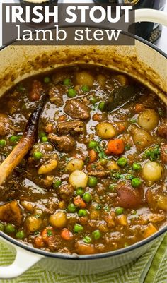 Irish Stew Recipe Lamb, Crock Pot Lamb Stew, Ground Lamb Stew Recipes, Ground Lamb Soup, Irish Lamb Stew Recipes