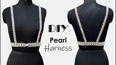 Beaded Outfits, Diy Body Harness, Harness Tutorial, Diy Harness, Beaded Harness, Pearl Harness, Beaded Clothes, Beads Clothes