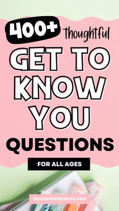 Building connections has never been easier with our list of over 400 get to know you questions for work, kids, and teens. Perfect for any setting, these questions are designed to bring people closer together and make every interaction fun and meaningful. Get To Know You Questions Teacher, Get To Know You Questions For Elementary Students, Questions For Getting To Know Someone, Random Fun Questions To Ask, Get To Know You Better Questions, Get To Know You Group Games, Getting To Know You Activities For Women, Fun Get To Know You Questions For Work, Fun Get To Know You Games For Women