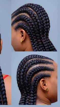 Nairobi Lines Hairstyle, Bandika Lines Hair Styles, Lines Hairstyles African, Ghanian Lines Hairstyles Latest, Big Cornrows Hairstyles, Ghana Braids Hairstyles, Cornrows Hairstyles, Cornrows Braids For Black Women, Black Hair Updo Hairstyles