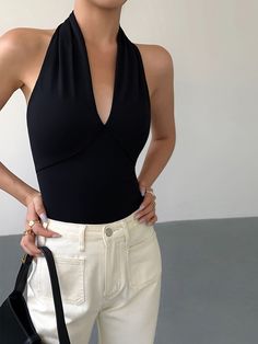 DETAILS
Composition: 92% Cotton, 8% Elastane
Design: Halter, Backless
Style: Casual, Sexy
Thickness: Regular
Sheer: No
Material: Jersey
Sleeve Length: Sleeveless
Neckline: V-neck
Occasion: Leisure Urban Tank Top, Open Back Tank Top, Baggy Tops, Fit Clothes, Open Back Tank, Jeans Overall, Fits Clothes, Jeans Cargo, Long Midi Dress