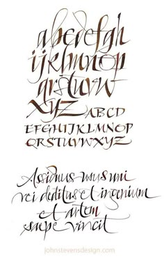 some type of calligraphy written in different languages