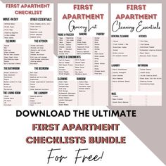 the ultimate printable apartment checklist for free