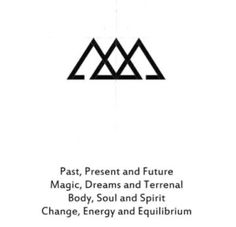 the cover of past, present and future magic, dreams and spirit change, energy and equilibium