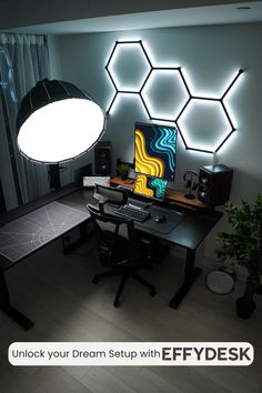 It’s been nearly a year since we were plunged into a world of “work from home” and video conferences. If you’re feeling stuck, helpless, or overwhelmed, you’re not alone. Here are 7 tips to kick your brain in gear and get un-stuck! Modern Farmhouse Office Ideas, Dark Office Aesthetic, Small Home Office Ideas For Women, Programming Setup, Small Home Office Layout, L Shaped Desk Office, Modern Farmhouse Office, Office Decor Workplace, Dark Office