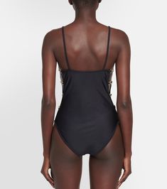 Find GUCCI Horsebit Cutout Swimsuit on Editorialist. Lining: 73% polyamide, 27% elastane, fully lined. Made in Italy. Material: 80% polyamide, 20% elastane. Designer color name: Black. Care instructions: hand wash. Fitted Elastane Swimwear With Straps, Gucci Swimwear For Summer, Gucci Fitted Summer Swimwear, Gucci Beachwear Swimwear For Summer, Fitted Swimwear With Strap Detailing For Beach, Fitted Swimwear With Multiple Straps And Strappy Back, Chic Swimwear With Adjustable Straps For Night Out, Party Bodysuit With Adjustable Straps In Nylon, Gucci Beachwear For Summer