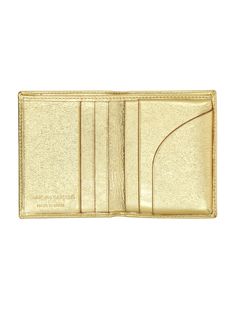 Leather Cardholder By Comme Des Garçons Wallet. Featuring: Inner Gold-tone Logo Multiple Card Slots Banknote Compartment Height: 10,5 Cm Width: 8 CmComposition: 100% leather Leather Cardholder, Chloe Purses, Gold Interior, Boutique Stores, Gorgeous Bags, Luxury Shop, Card Holder Leather, Comme Des Garcons, Japanese Fashion